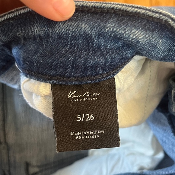 KanCan Medium Blue Distressed Ankle Jeans- size 5/26 - Picture 3 of 12